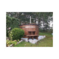 Ø180cm Plastic PP Hot tub with outside heater