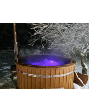Ø180cm Plastic PP Hot tub with outside heater