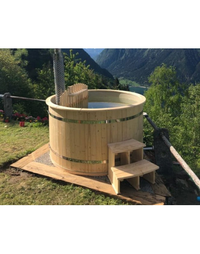 Ø160cm Plastic PP Hottub with inside heater