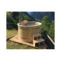 Ø160cm Plastic PP Hottub with inside heater