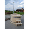 Ø160cm Plastic PP Hottub with inside heater