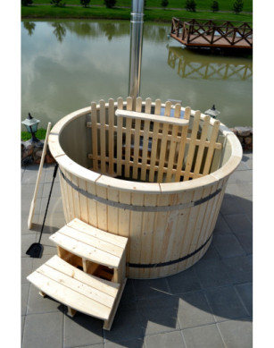 Ø160cm Plastic PP Hottub with inside heater