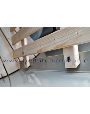 Ø160cm Plastic PP Hottub with inside heater