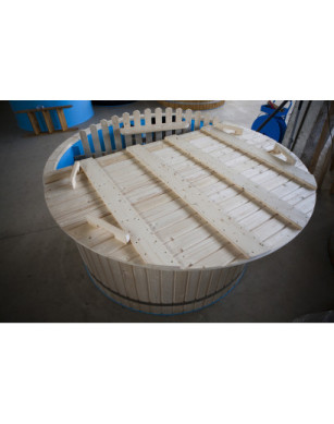 Ø160cm Plastic PP Hottub with inside heater