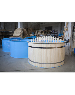 Ø160cm Plastic PP Hottub with inside heater