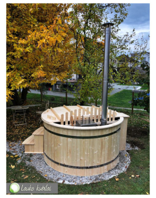 Ø160cm Plastic PP Hottub with inside heater