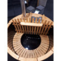 Ø160cm Plastic PP Hottub with inside heater