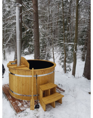Ø160cm Plastic PP Hottub with inside heater