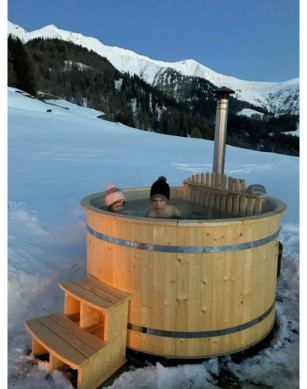 Ø160cm Plastic PP Hottub with inside heater