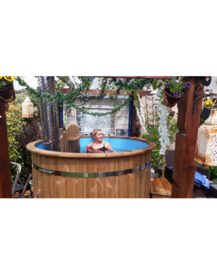 Ø160cm Plastic PP Hottub with inside heater