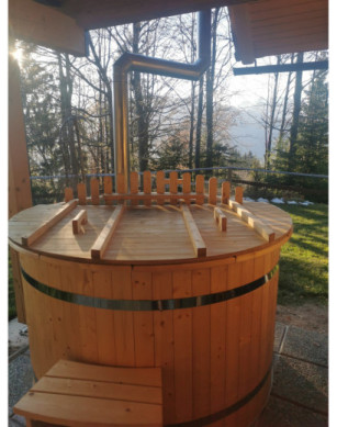 Ø160cm Plastic PP Hottub with inside heater