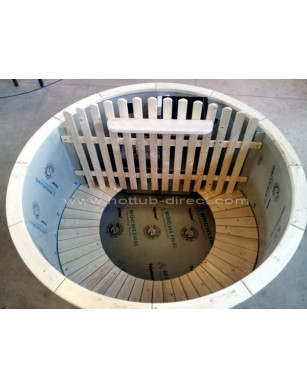 Ø180cm Plastic PP Hottub with inside heater