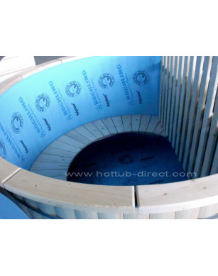 Ø180cm Plastic PP Hottub with inside heater