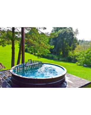 Ø180cm Plastic PP Hottub with inside heater