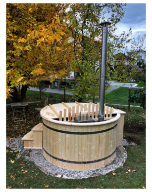 Ø180cm Plastic PP Hottub with inside heater