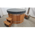 Ø160cm Plastic PP Hottub with outside heater – IN STOCK