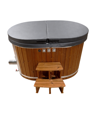 OVAL ACRYLIC HOTTUB WITH HORIZON HEATER IN STOCK