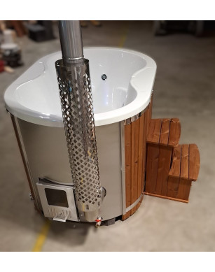 OVAL ACRYLIC HOTTUB WITH HORIZON HEATER IN STOCK