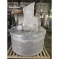 GREY ACRYLIC HOTTUB WITH INTEGRATED WOODEN FIRED HEATER IN STOCK