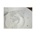 WHITE ACRYLIC HOTTUB WITH INTEGRATED WOODEN FIRED HEATER IN STOCK