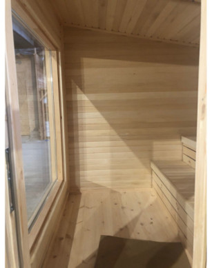 Modern Sauna 2.3×2.3 m