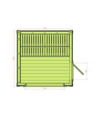 Modern Sauna 2.3×2.3 m