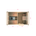 3.5 m Sauna Bus