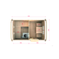 3.5 m Sauna Bus