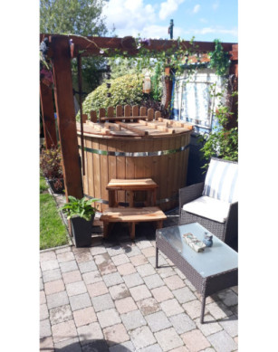 Ø160cm Plastic PP Hottub with inside heater IN STOCK