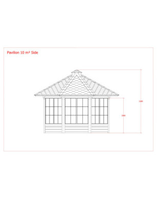 10.0 m² Pavilion