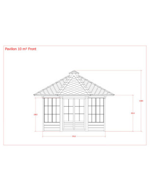 10.0 m² Pavilion