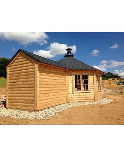 9.2 m² Pavilion with 2.5 m extension