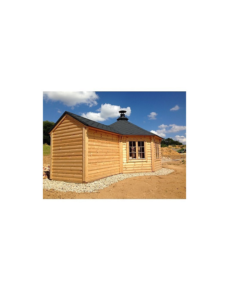 9.2 m² Pavilion with 2.5 m extension