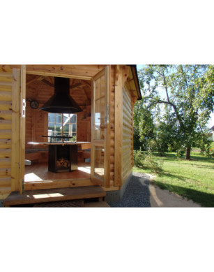 9.2 m² Pavilion with 2.5 m extension