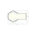 9.2 m² Pavilion with 2.5 m extension