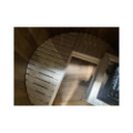 2.20 m Ø 1.48 m Vertical Sauna from Thermo wood