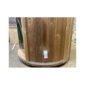 2.20 m Ø 1.48 m Vertical Sauna from Thermo wood