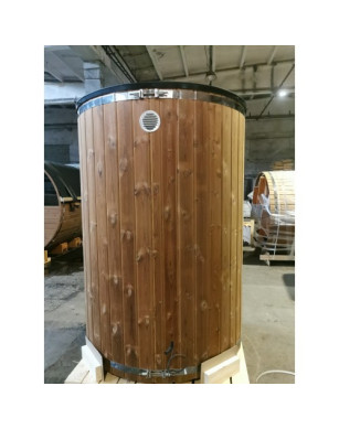 2.20 m Ø 1.48 m Vertical Sauna from Thermo wood