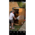 2.20 m Ø 1.48 m Vertical Sauna from Thermo wood