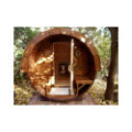 2,4m long Thermowood Barrel Sauna (Ø 2,27 m)