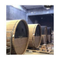 2,4m long Thermowood Barrel Sauna (Ø 2,27 m)