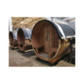 2,4m long Thermowood Barrel Sauna (Ø 2,27 m)