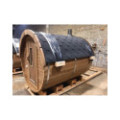 2,4m long Thermowood Barrel Sauna (Ø 2,27 m)