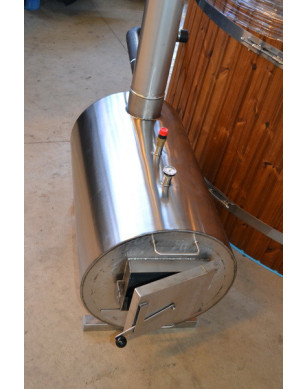 Outside stainless steel heater