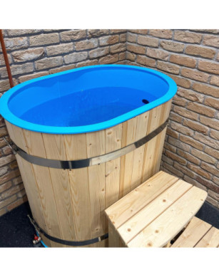 Oval cold plunge tub /  bath for cold water therapy