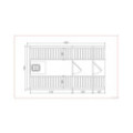 4,0m long Thermowood Barrel Sauna (Ø 2.27 m) with changing room