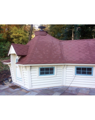 Exclusive BBQ Hut 9,2m² with 2m Extension – Grill Cabin
