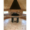Exclusive BBQ Hut 9,2m² with 2m Extension – Grill Cabin