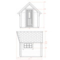 Mini Sauna Cabin 4,0m² Saunahaus