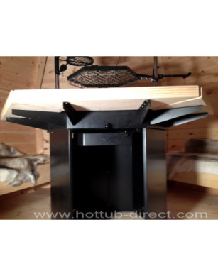 Exclusive BBQ Hut 16,5m² with 2.5 m Extension – Grill Cabin